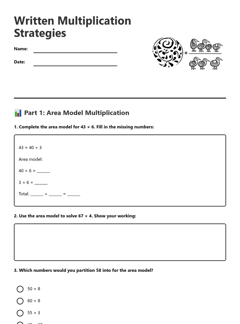 Written Multiplication Strategies