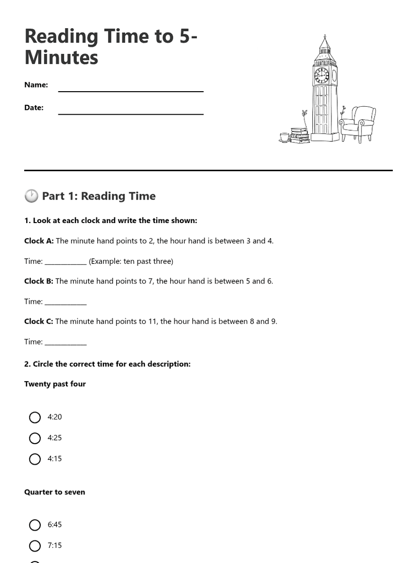 Reading Time to 5-Minutes