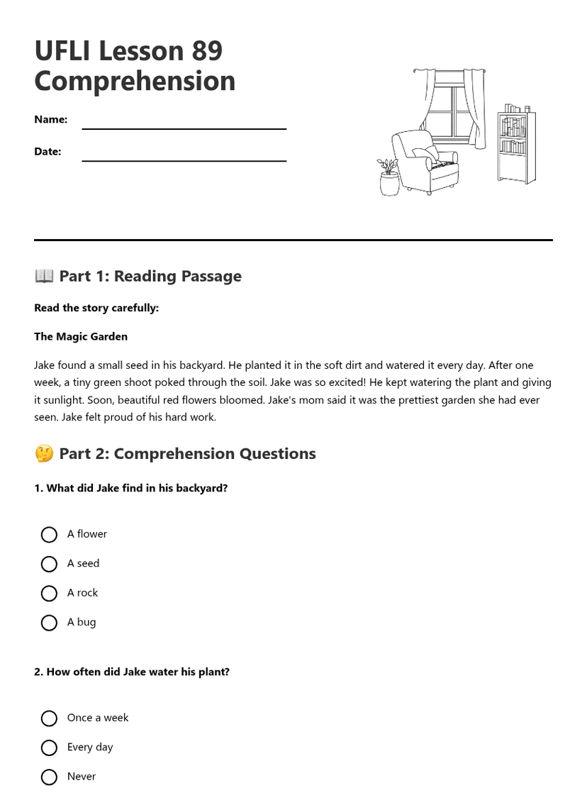 UFLI Lesson 89 Comprehension