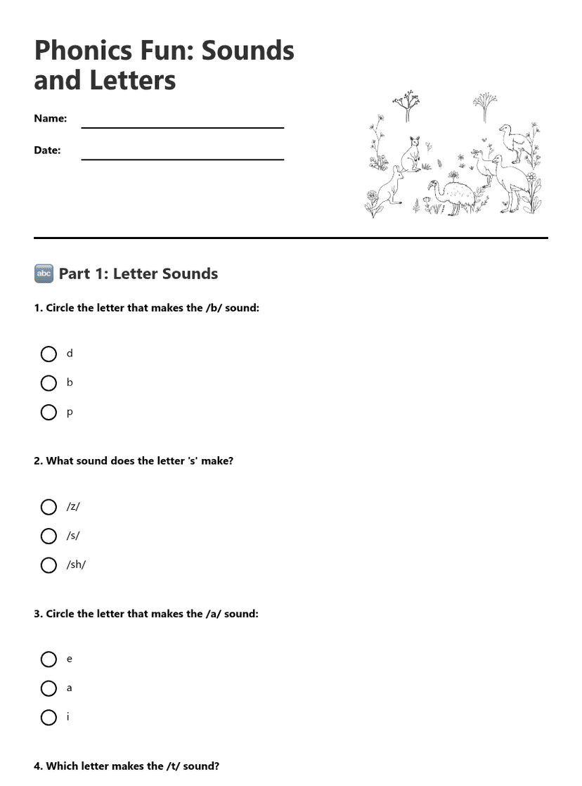 Phonics Fun Sounds Letters