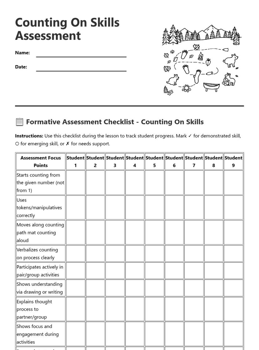 Counting On Skills Assessment