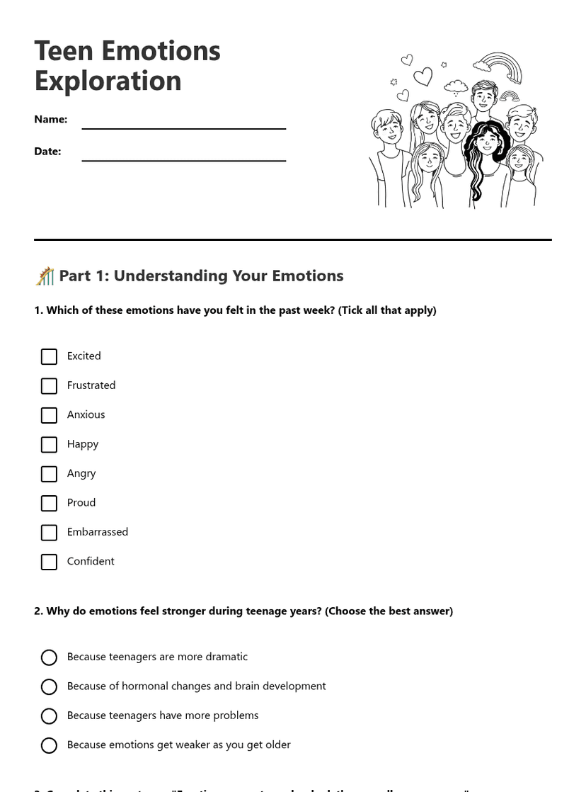 Teen Emotions Exploration