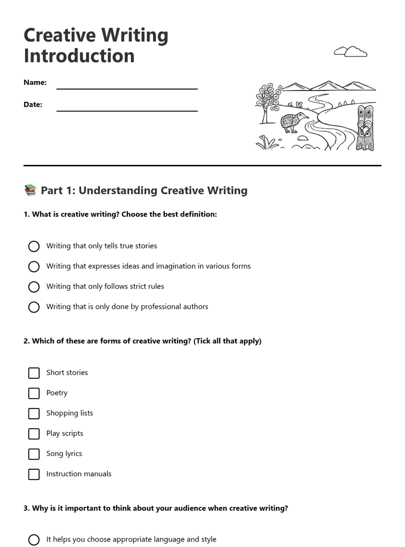Creative Writing Introduction