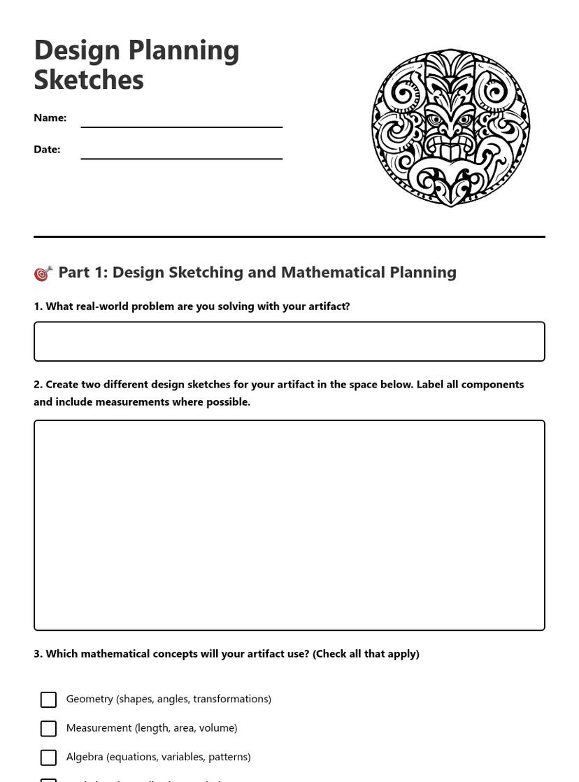 Design Planning Sketches