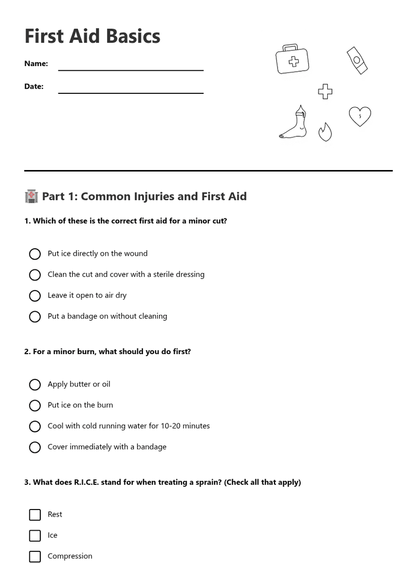 First Aid Basics