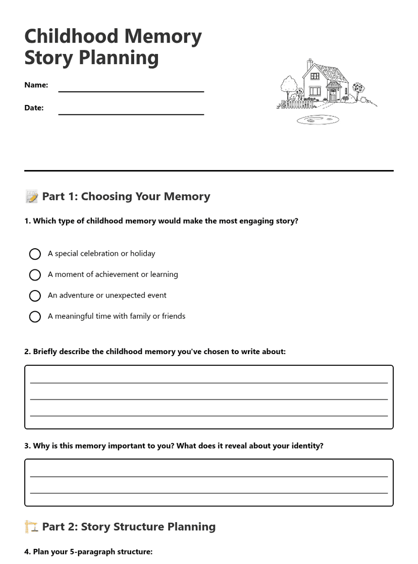 Childhood Memory Story Planning