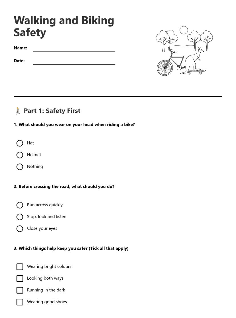 Walking and Biking Safety