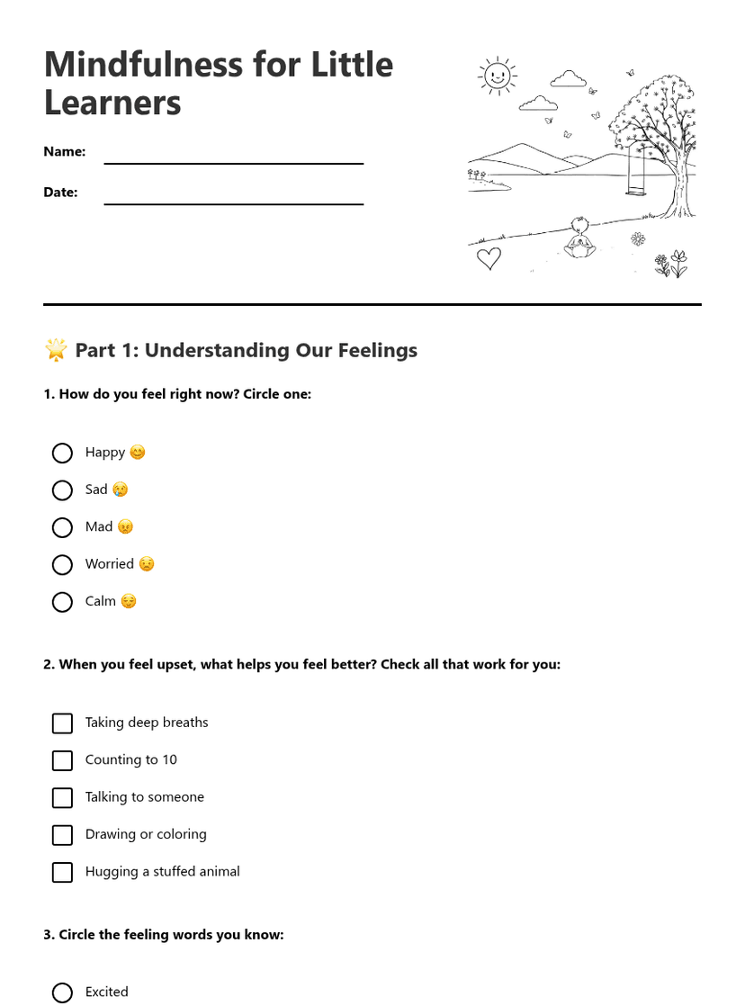 Mindfulness for Little Learners