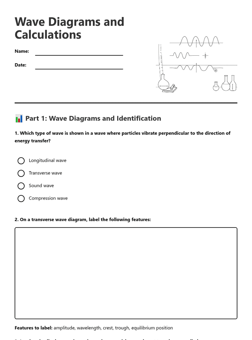 Wave Diagrams and Calculations