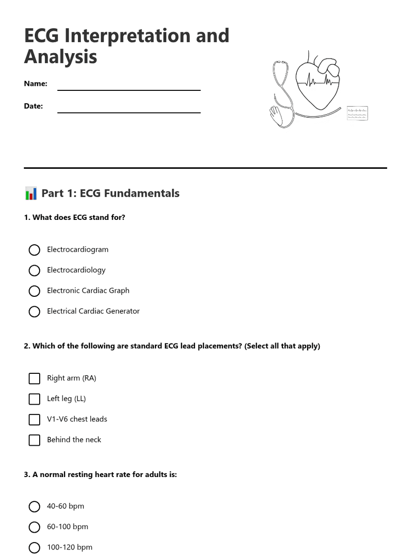 ECG Interpretation and Analysis