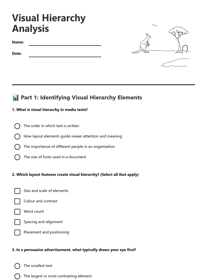 Visual Hierarchy Analysis