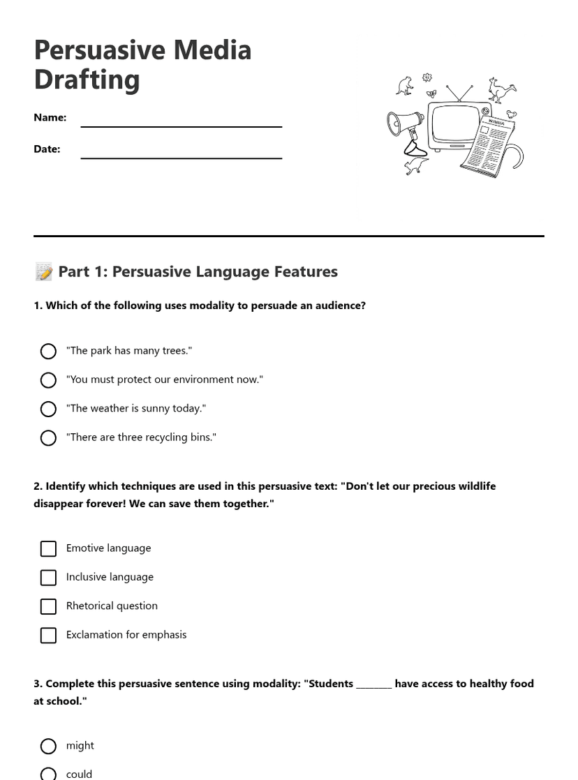 Persuasive Media Drafting