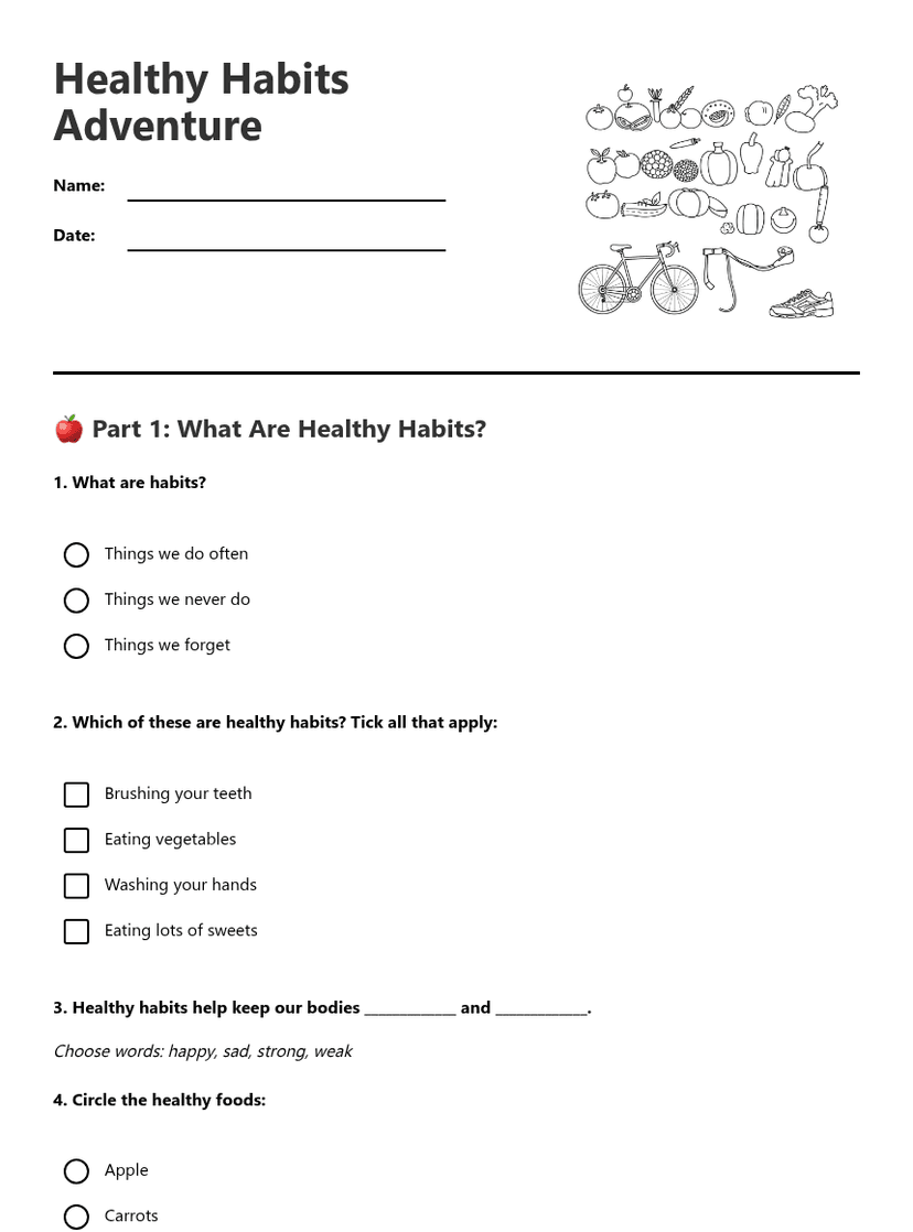 Healthy Habits Adventure