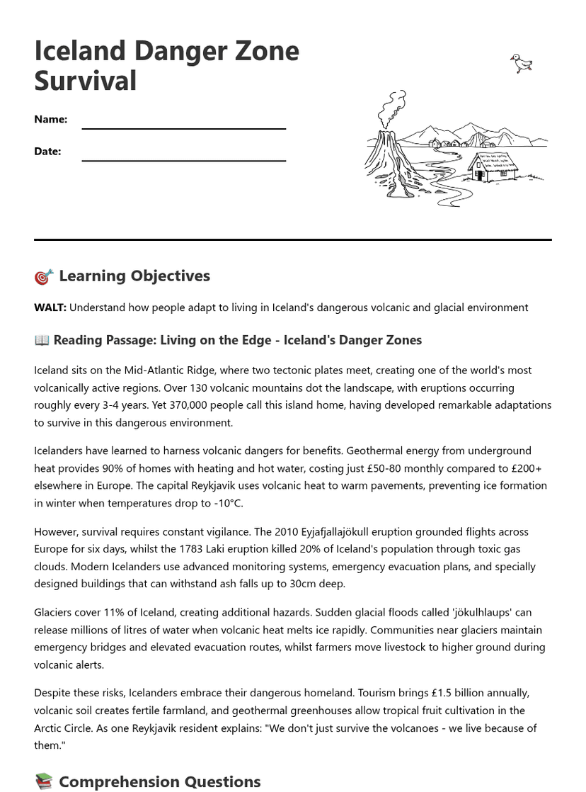 Iceland Danger Zone Survival