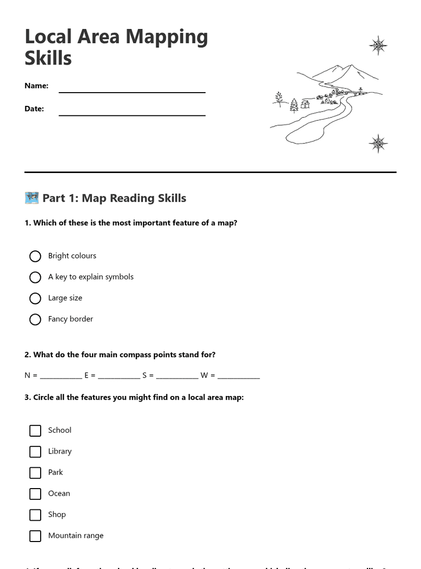 Local Area Mapping Skills