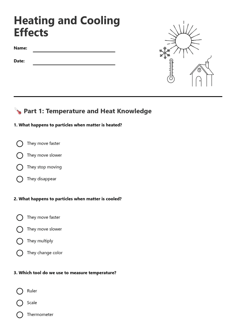 Heating and Cooling Effects
