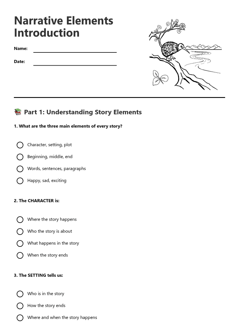 Narrative Elements Introduction
