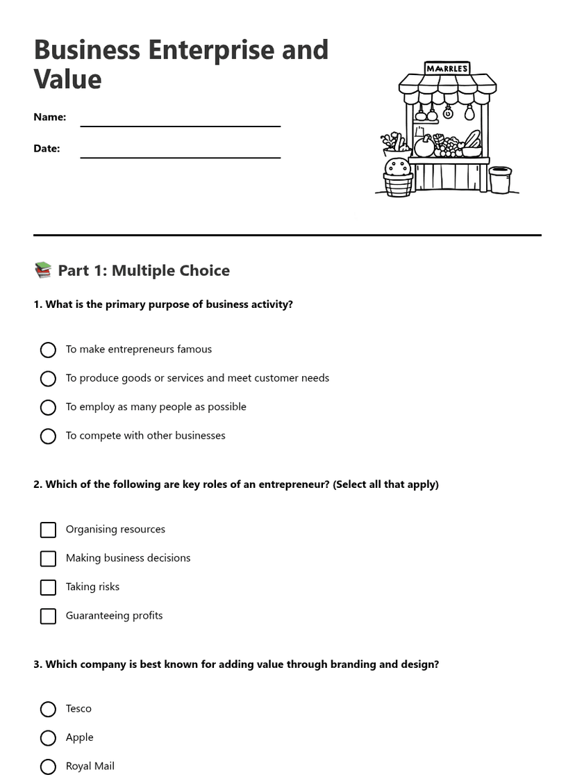 Business Enterprise and Value