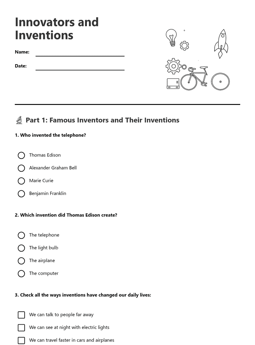 Innovators and Inventions