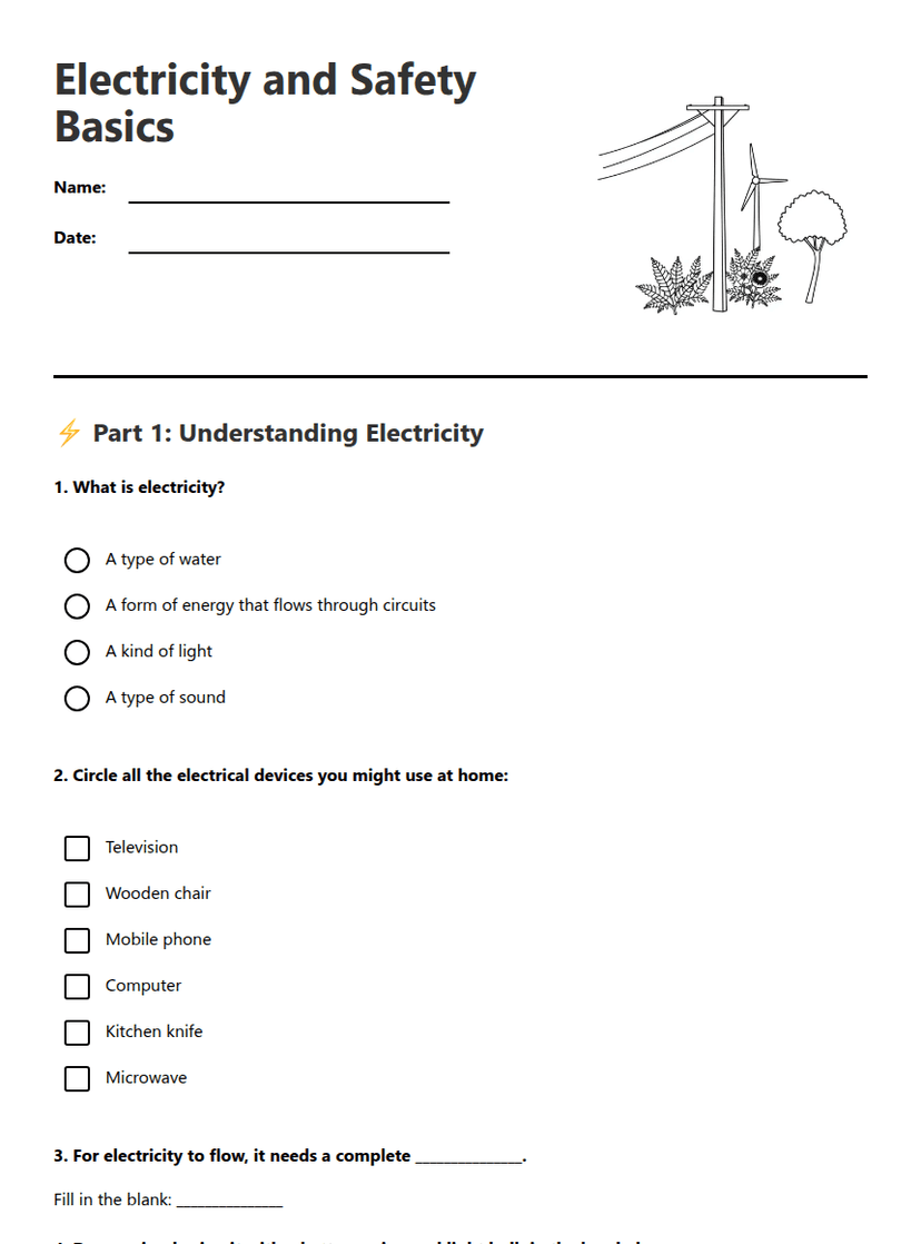 Electricity and Safety Basics