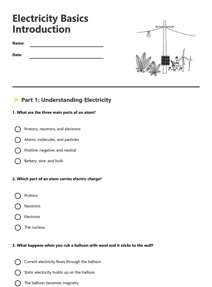 Electricity Basics Introduction
