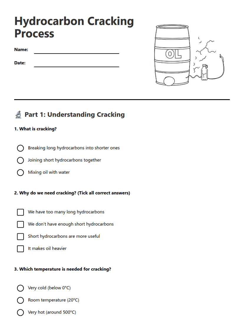 Hydrocarbon Cracking Process