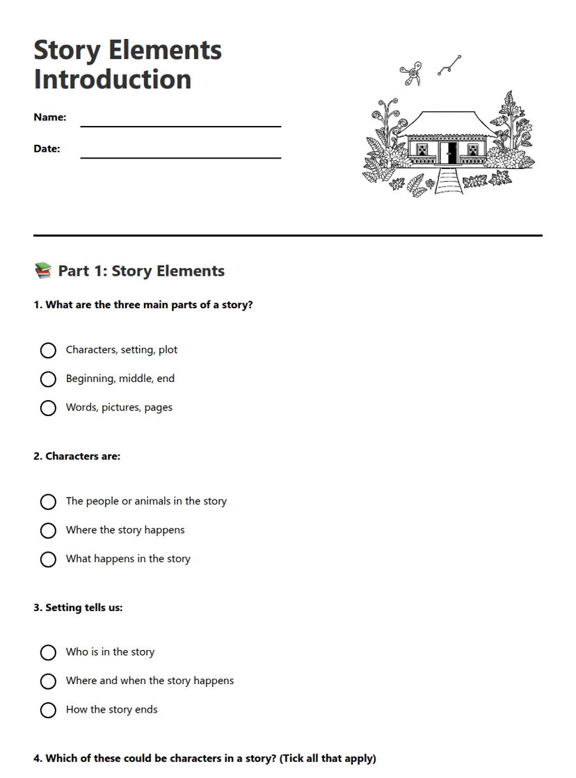 Story Elements Introduction