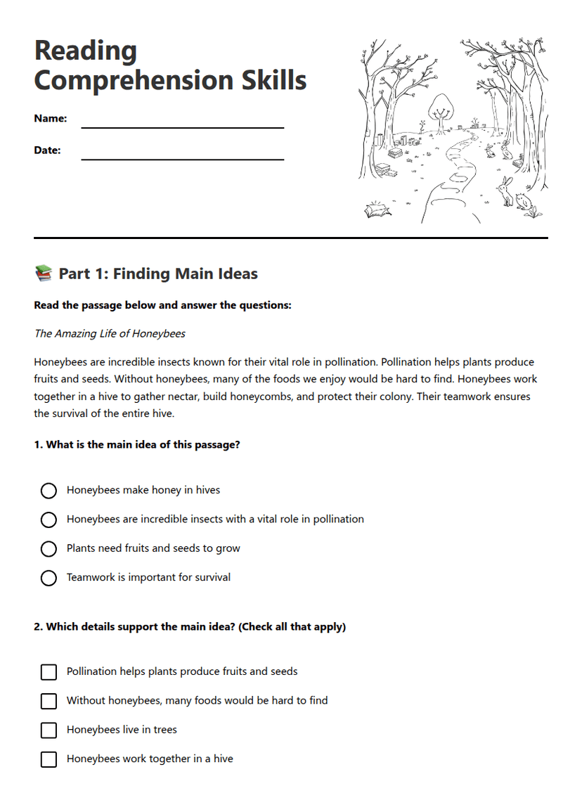 Reading Comprehension Skills