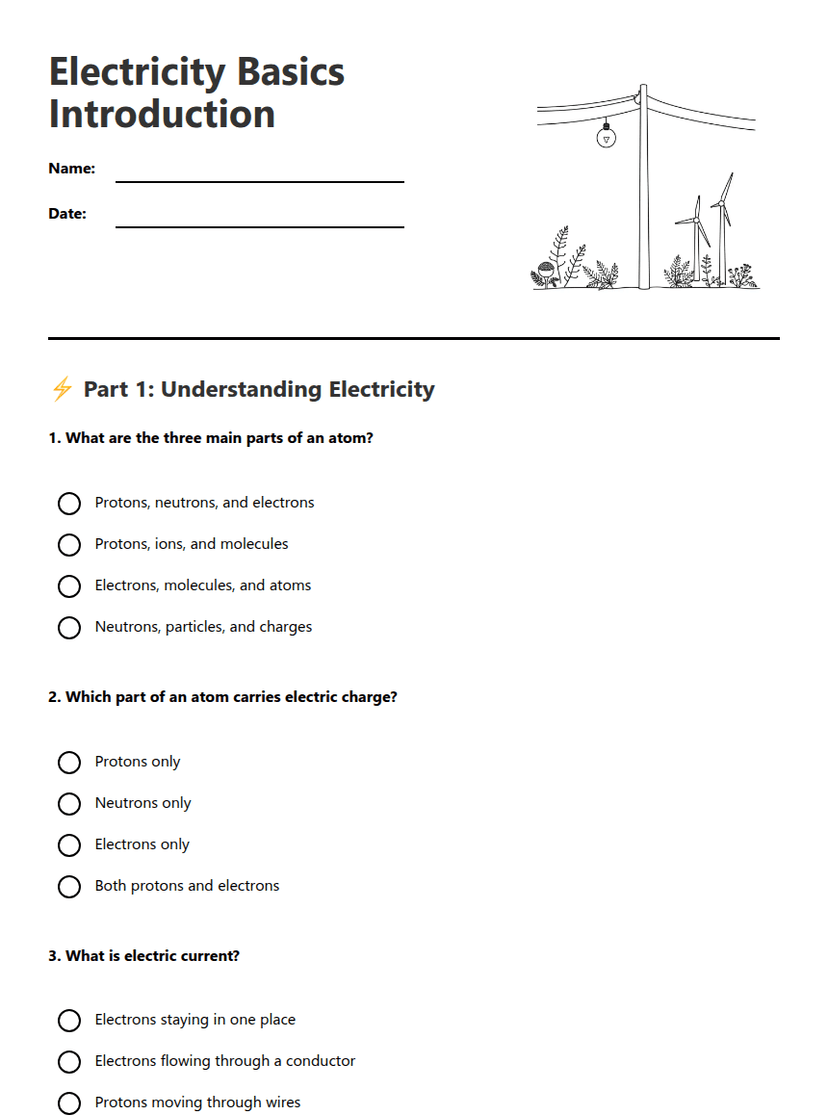 Electricity Basics Introduction