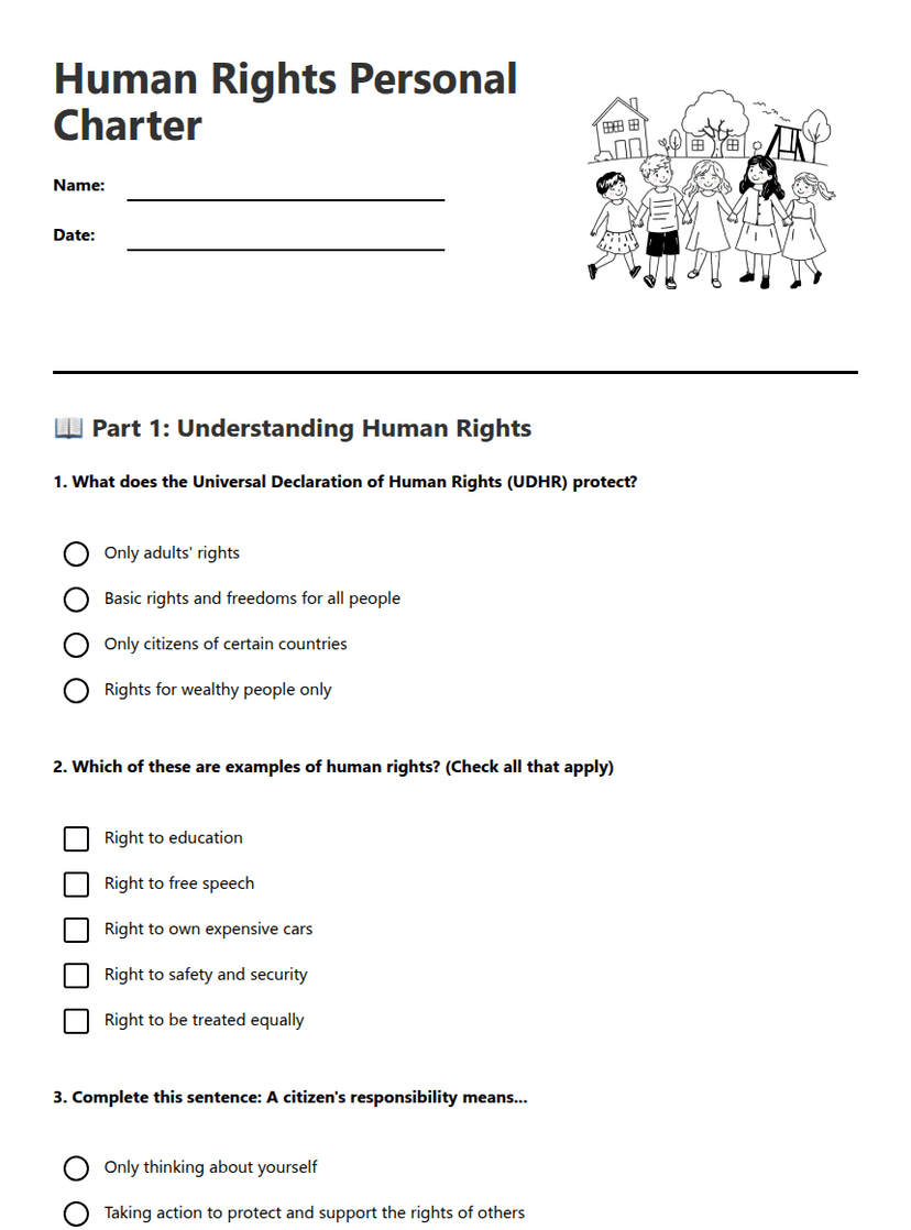 Human Rights Personal Charter