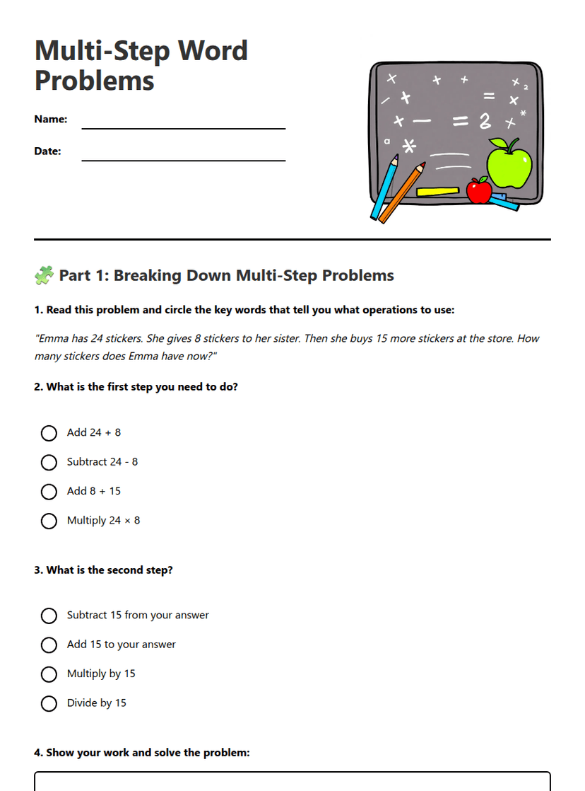 Multi-Step Word Problems