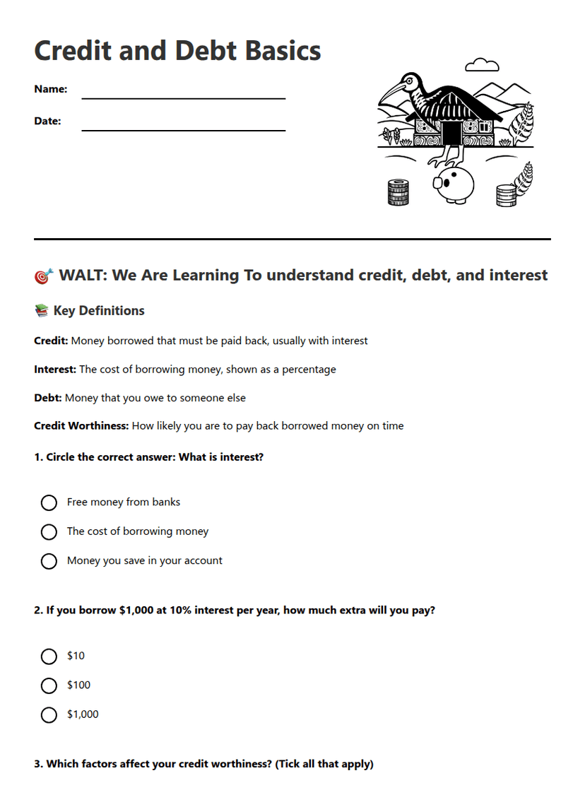 Credit and Debt Basics