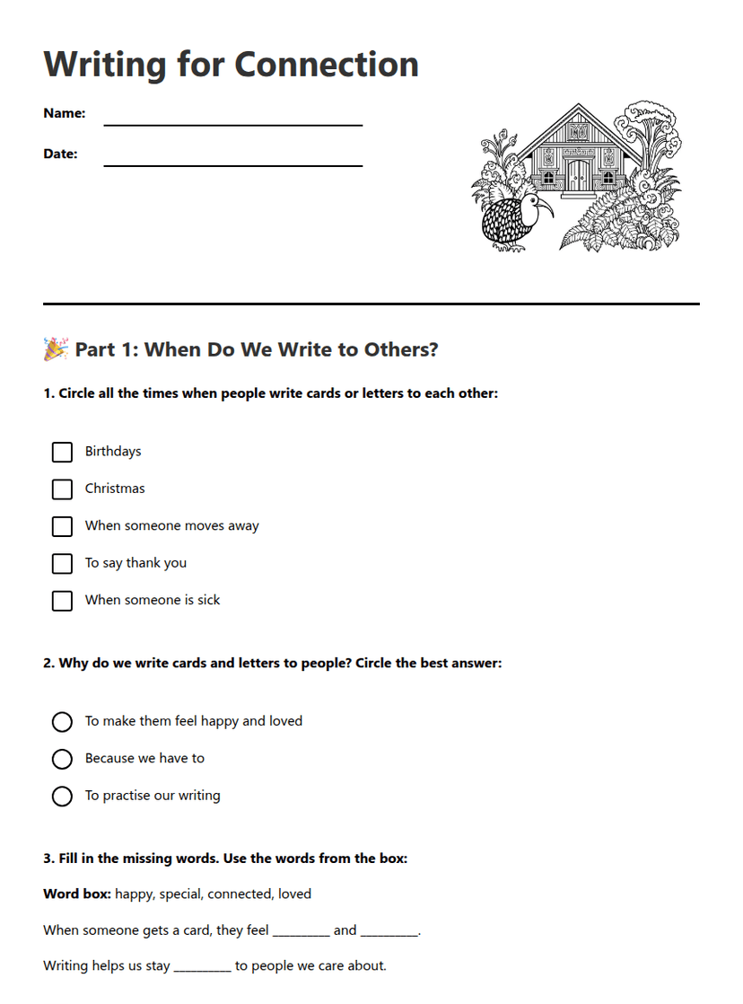 Writing for Connection
