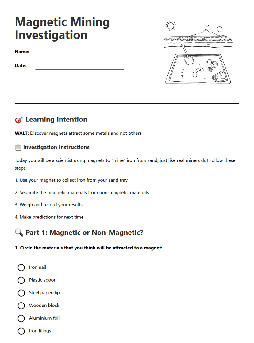 Magnetic Mining Investigation