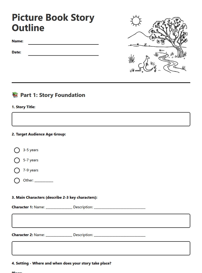 Picture Book Story Outline