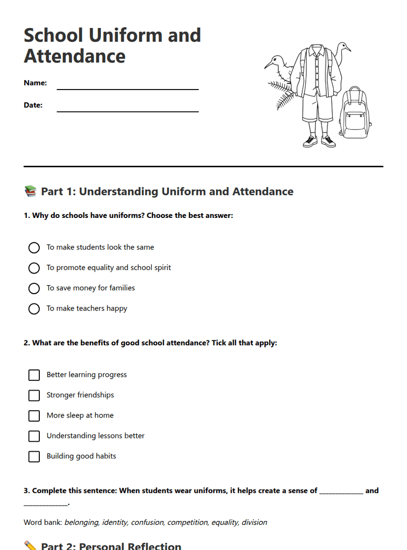 School Uniform and Attendance