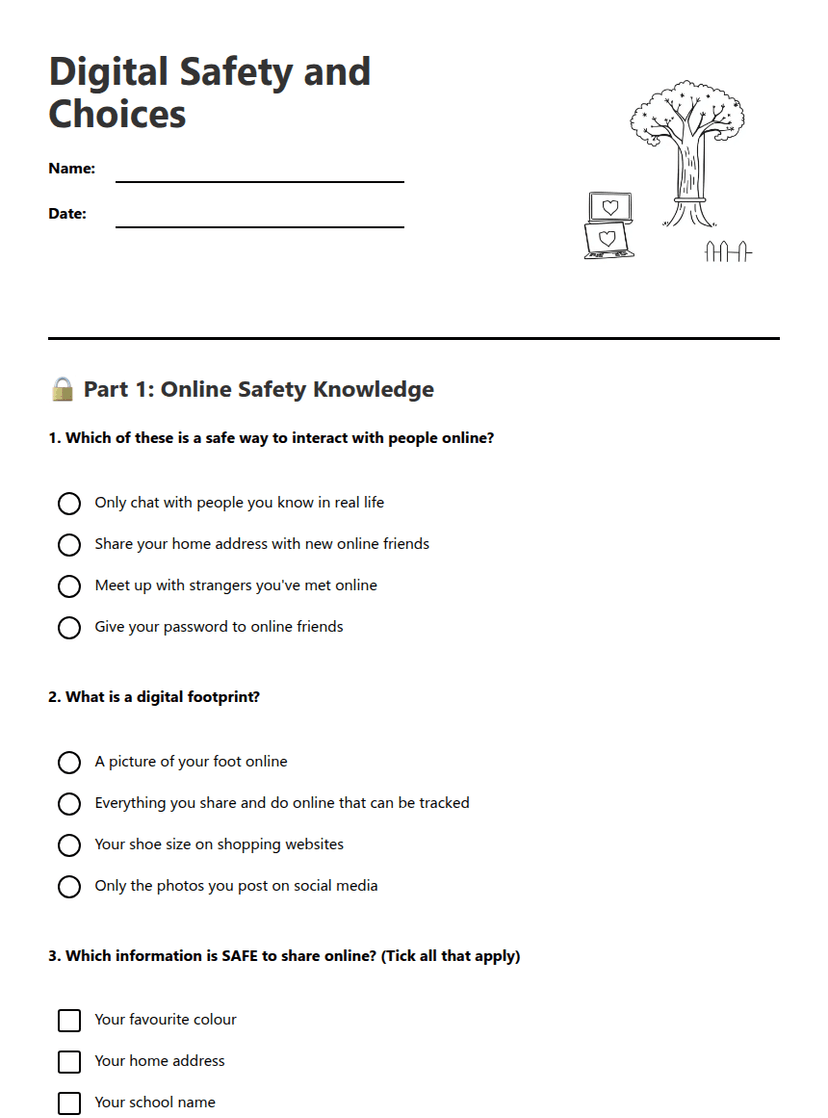 Digital Safety and Choices
