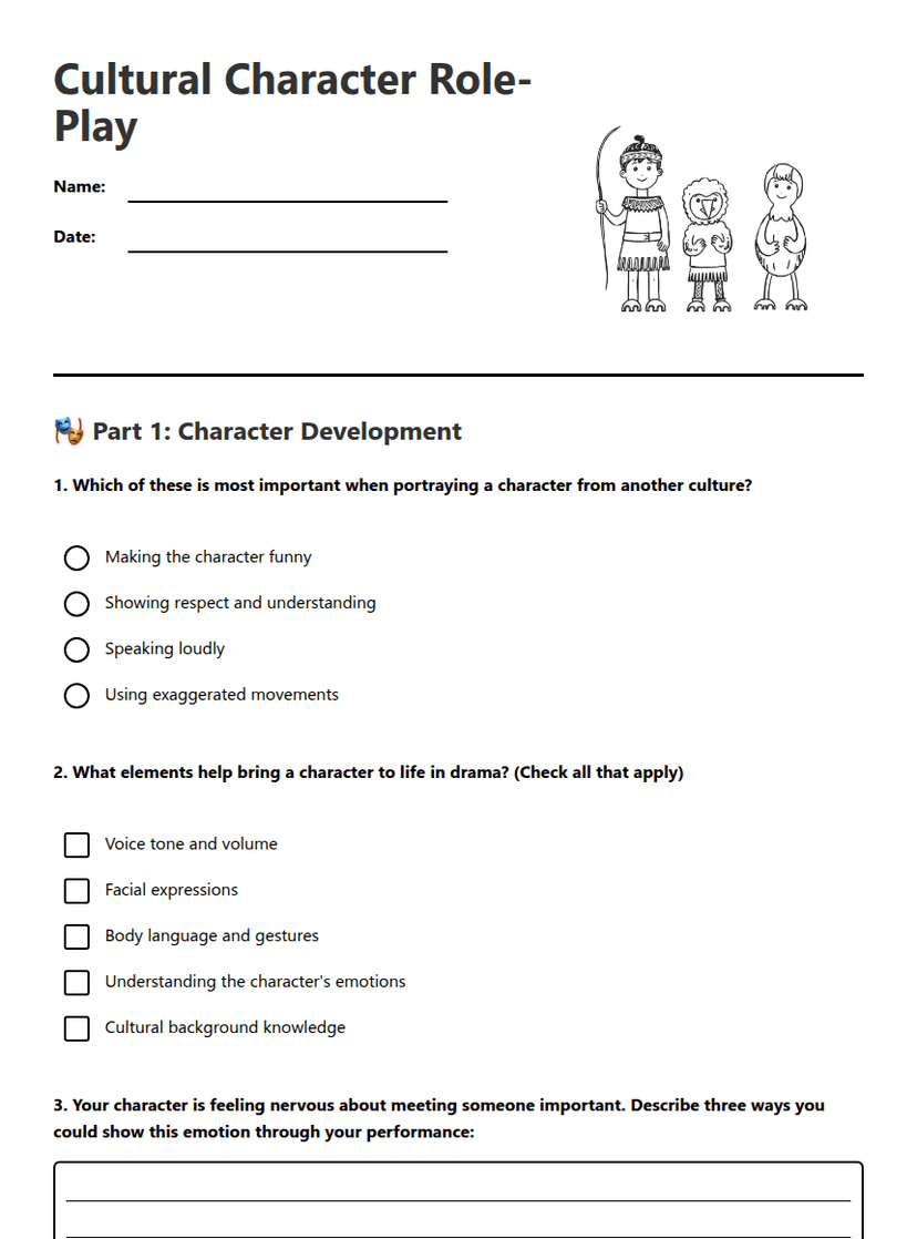 Cultural Character Role-Play