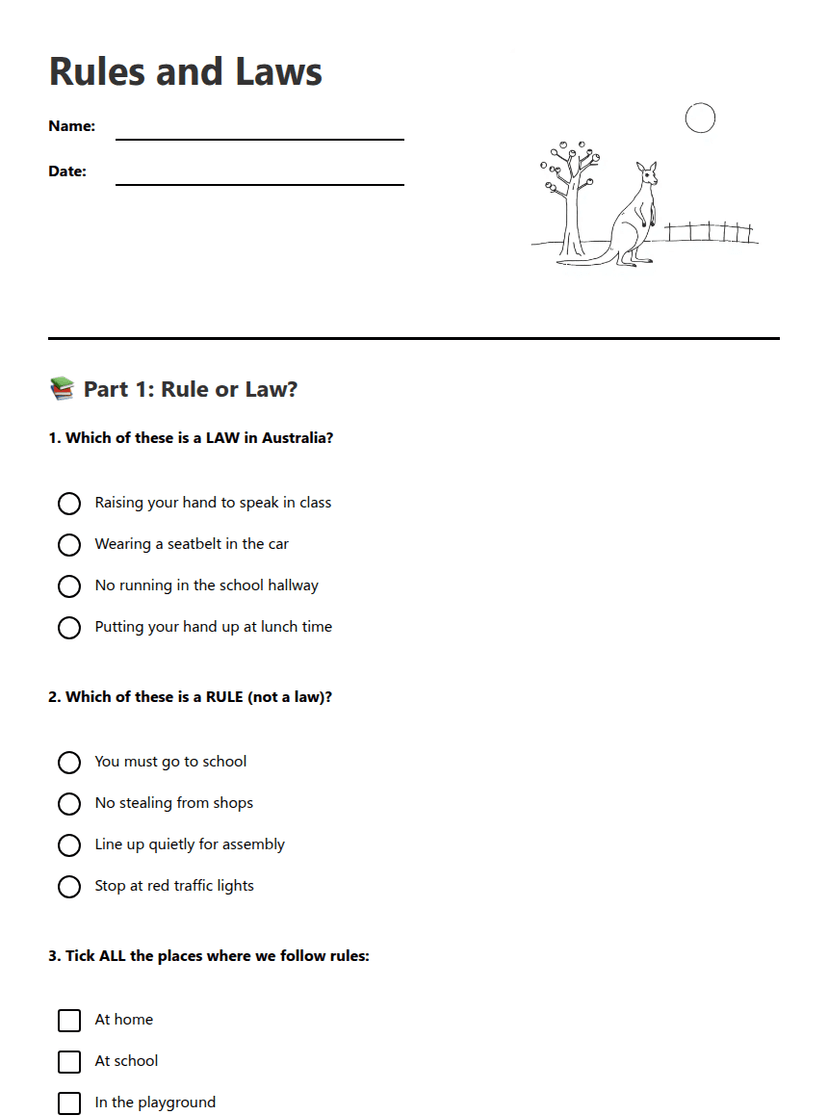 Rules and Laws