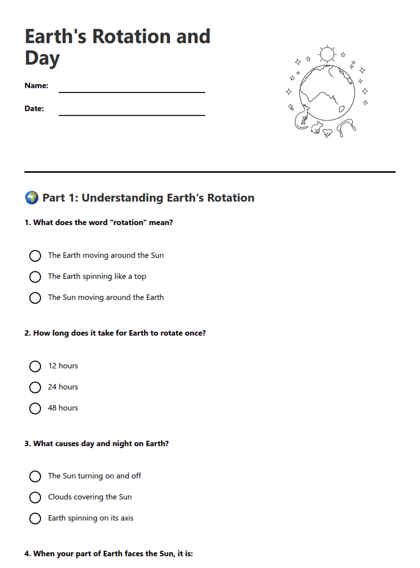 Earth's Rotation and Day
