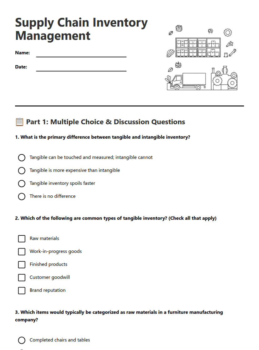 Supply Chain Inventory Management