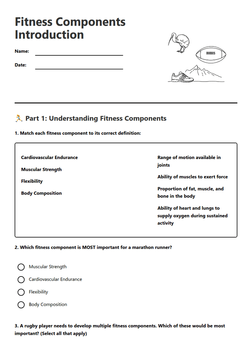 Fitness Components Introduction