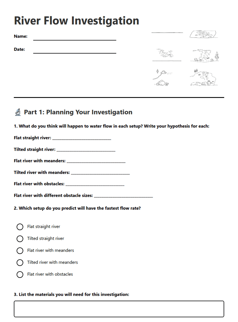 River Flow Investigation