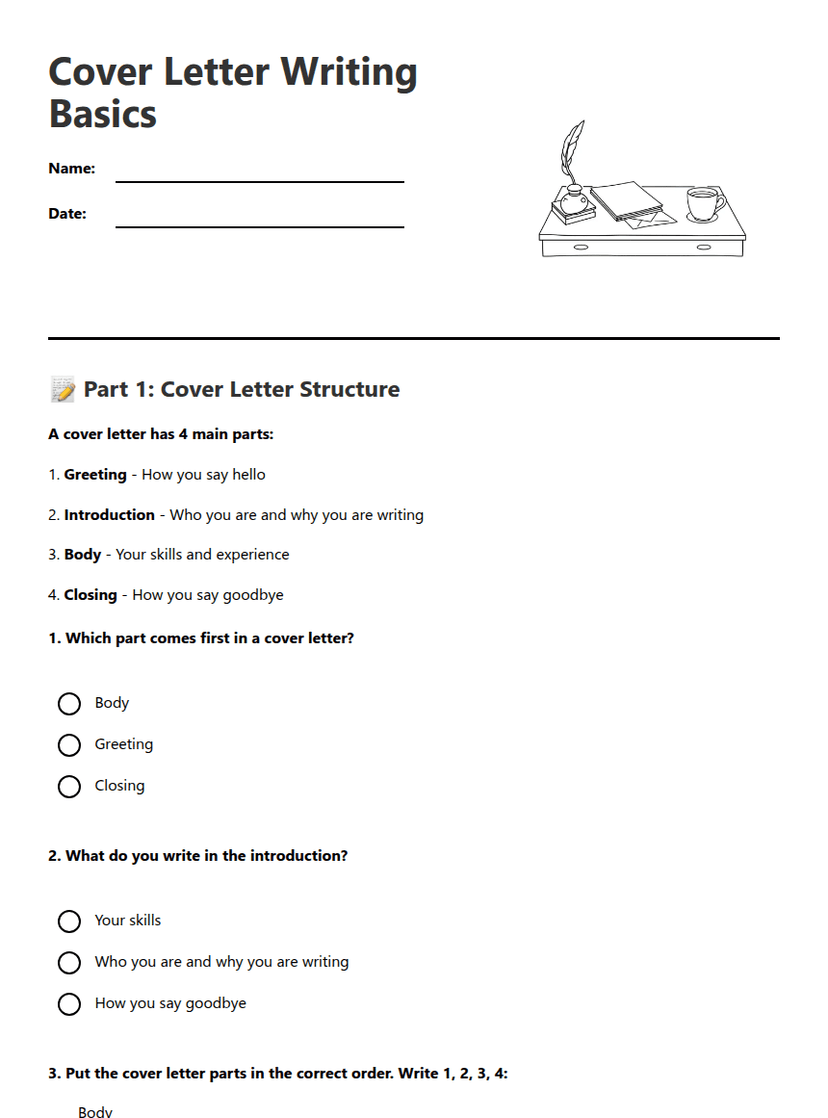 Cover Letter Writing Basics