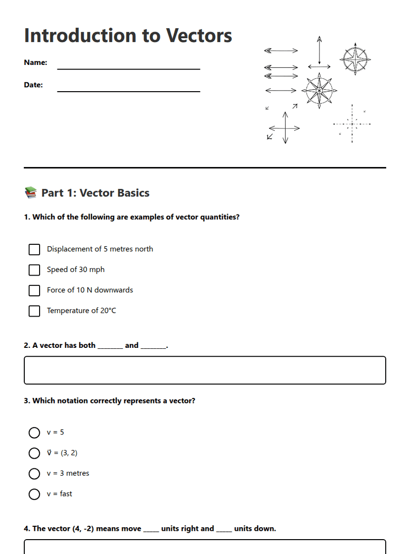 Introduction to Vectors