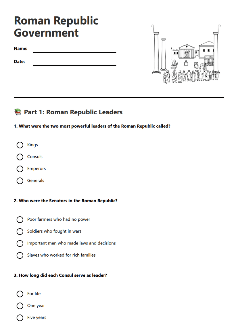 Roman Republic Government