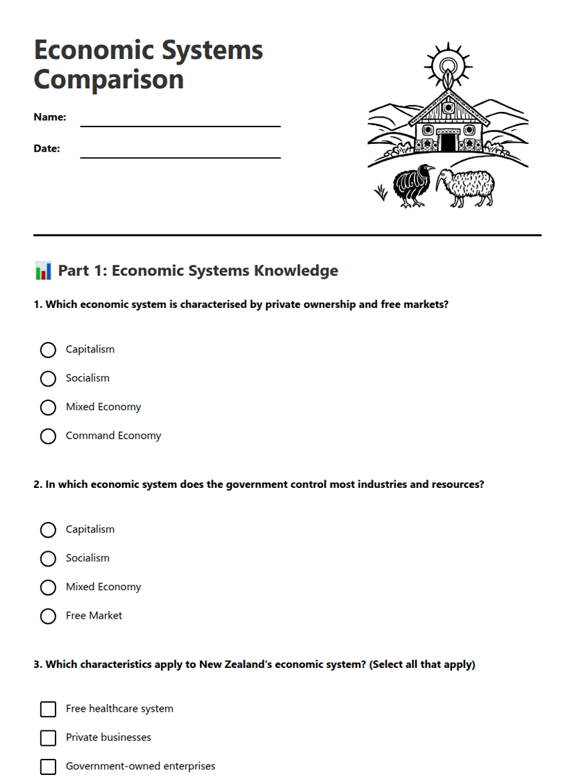 Economic Systems Comparison