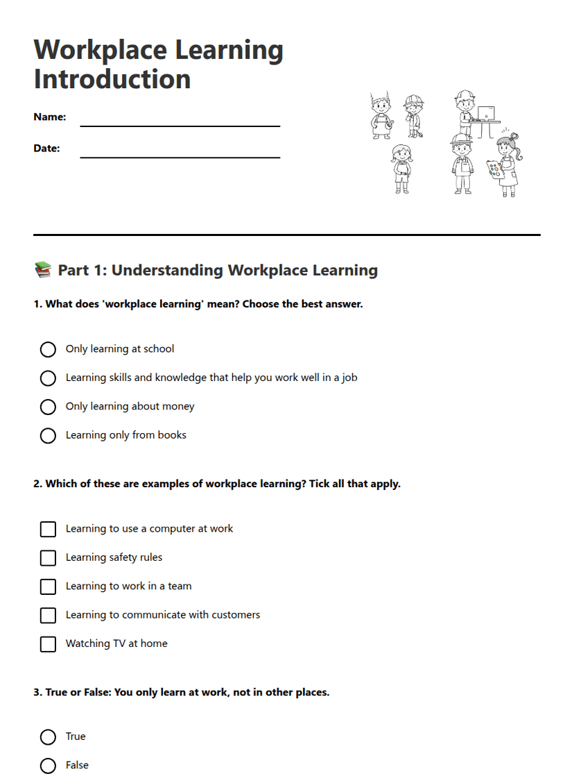 Workplace Learning Introduction