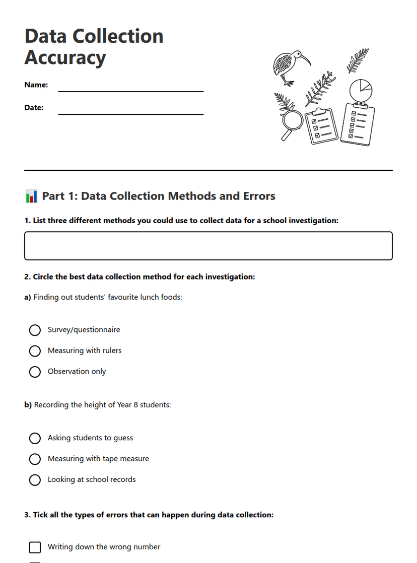 Data Collection Accuracy