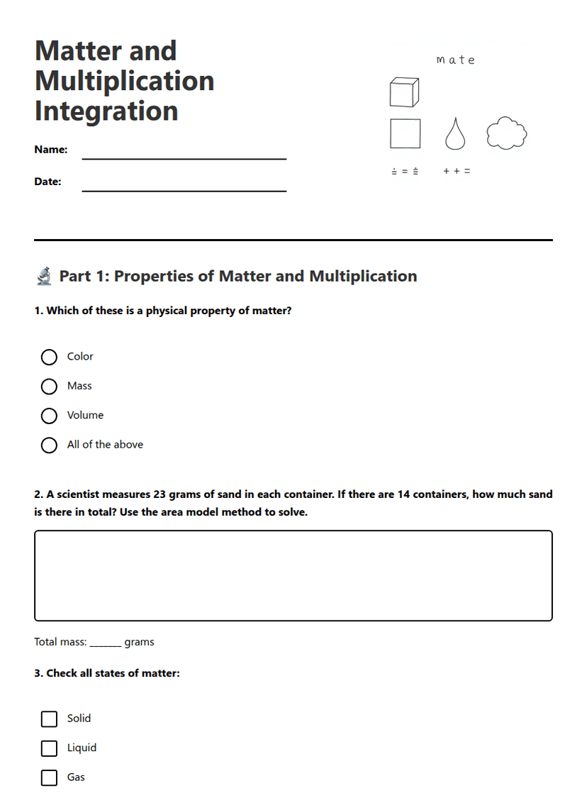 Matter and Multiplication Integration